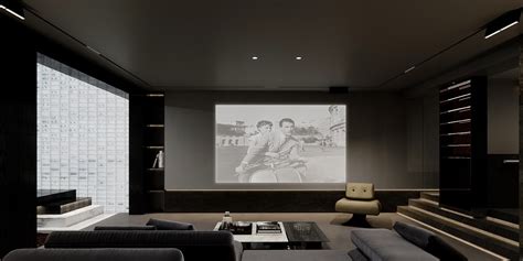 projector tv living room