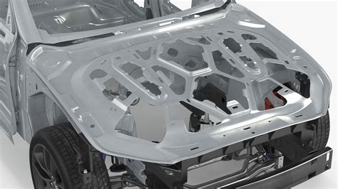Car Frame and Chassis with Wheels Rigged for Maya 3D model | 3D Molier ...
