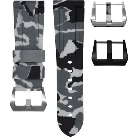 Panerai Snow Camo Rubber Strap – HorusIndia