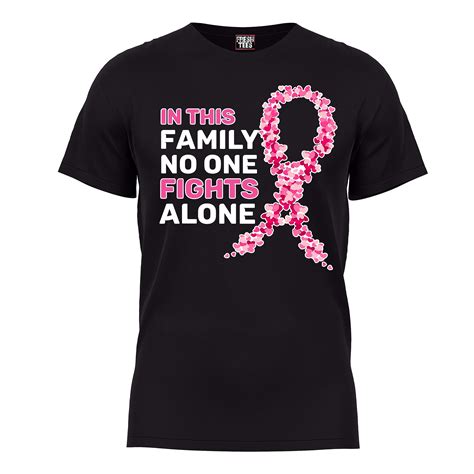 Amazon.com: fresh tees in This Family No One Fight Alone T-Shirt ...