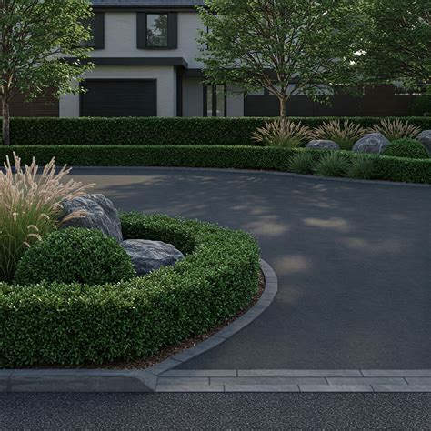 15 Half Circle Driveway Landscape Ideas for Curb Appeal