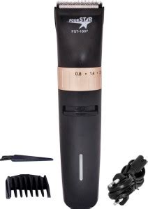 FOUR STAR FS-1007 Trimmer 45 Runtime 9 Length Settings Price in India ...