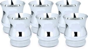 DHARMIK FASHION (Pack of 6) OD GLSS 001 Glass Set Water/Juice Glass ...