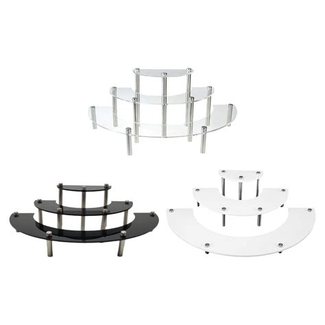 ⚡️Buy Maxbell Acrylic Display Stand with Metal Legs Cosmetic Showcase ...