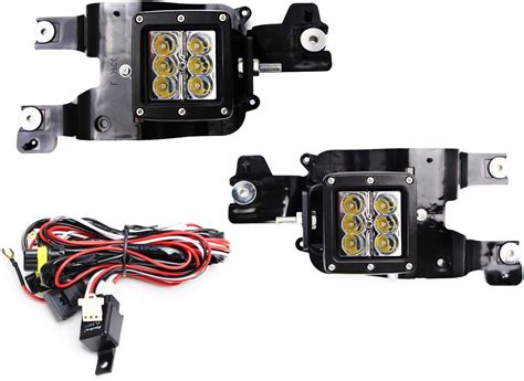Buy iJDMTOY Foglight Location LED Pod Lights Compatible With 08-10 Ford ...