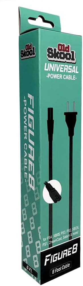 C7 Power Cord Sega Saturn & Dreamcast AC Power Cable - 8 Tip Power Cord ...