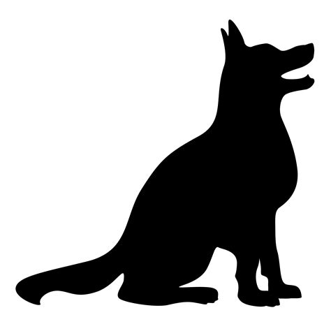 Silhouette Of A Dog
