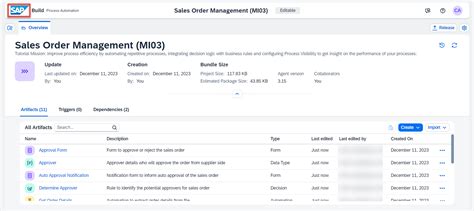 Run the Process With an Automation | SAP Tutorials