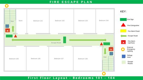 Download Our Customisable Hotel Evacuation Layout Plan