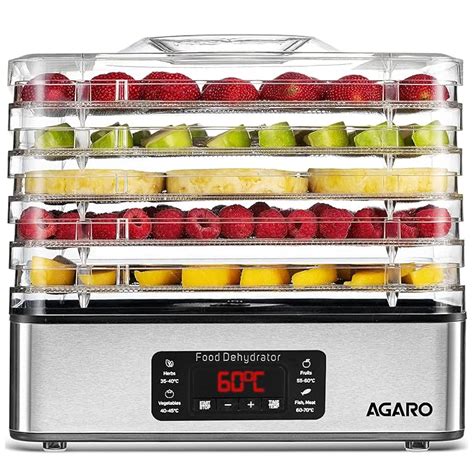 AGARO Regal Food Dehydrator with Digital Timer & Temperature Control