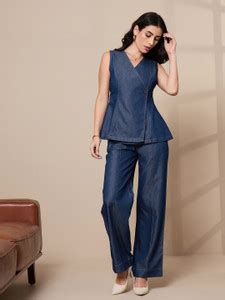 SASSAFRAS worklyf Top Pant Co-ords Set Price in India - Buy SASSAFRAS ...