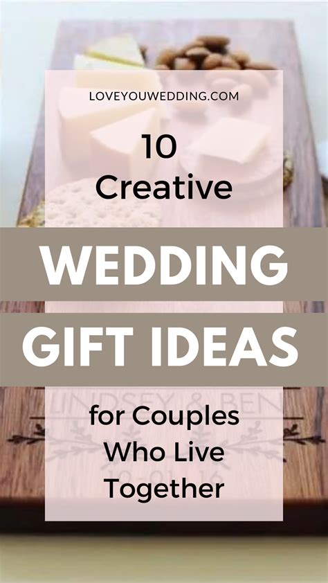 10 Outstanding Wedding Gift Ideas for Couples Already Living Together ...