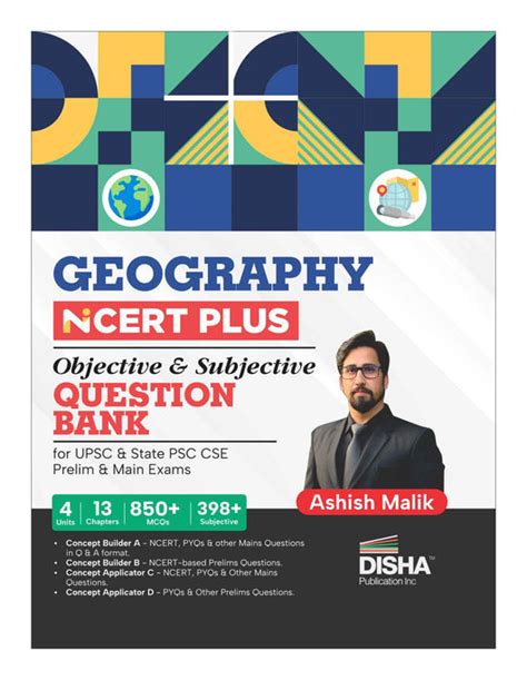 Geography NCERT PLUS Objective & Subjective Question Bank for UPSC & S ...