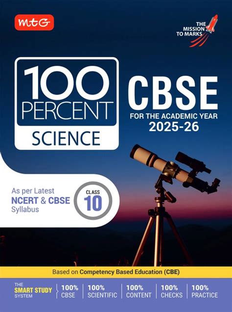 MTG CBSE Class-10 100 Percent Science For 2025-26 Exam | As Per Latest ...