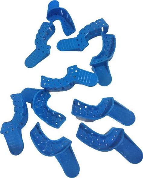 NMD NEXUS MEDODENT Half Autoclavable Plastic Impression Trays (10Pcs ...