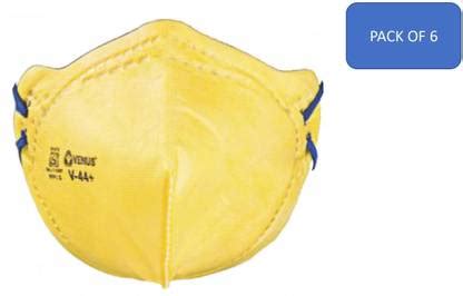 Venus Pollution High Quality Adjustable V-44+ Respirator Mask (Pack of ...