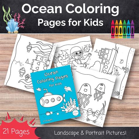 Free Printable Ocean Coloring Pages for Kids
