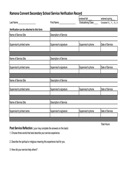 Service Record Meaning - Fill Online, Printable, Fillable, Blank ...