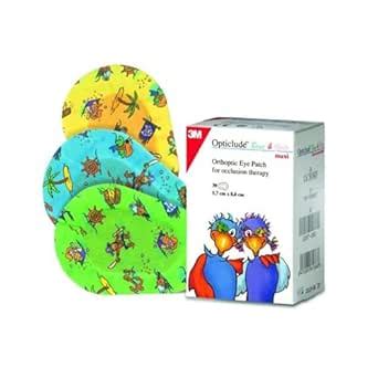3M Opticlude Orthoptic Eye Patch 5.7cm*8cm 1539 Box of 20 : Amazon.in ...