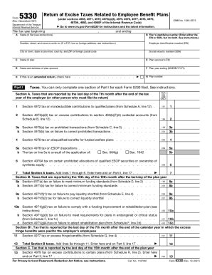 IRS 5330 2021-2026 - Fill and Sign Printable Template Online