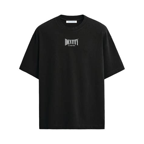 Rise Above | Identity Is Everything | Oversized T-shirt | Black – Angi ...