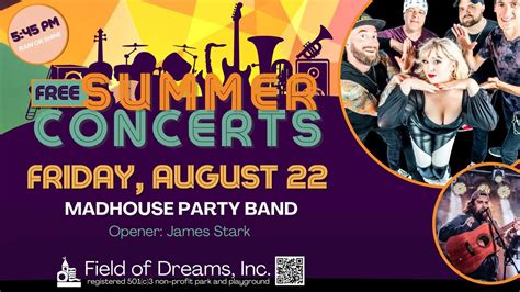 2025 FREE Summer Concert Series - MadHouse Party Band, 48 Geremonty ...