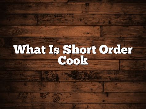 Image result for Short-Order Cook Tips
