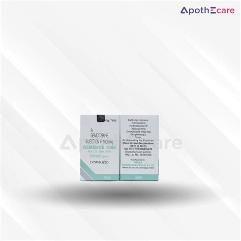 Buy Gemibine 1000 mg Injection Online: Uses, Price, Dosage, Side Effects