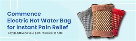 Commence Electric Pocket Hot Warm Water Heating Bag for Instant Pain ...