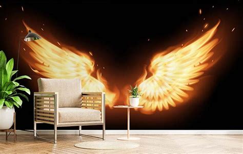 Buy Wings Wallpaper for Walls – ₹99/sq ft