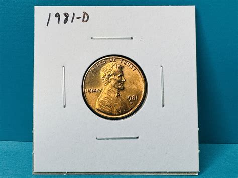 1981-D Lincoln Memorial Cent - For Sale, Buy Now Online - Item #868583