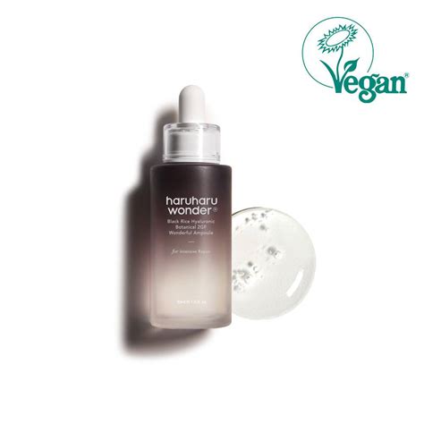 Black Rice Hyaluronic Botanical 2GF Wonderful Ampoule 30ml - maccaron