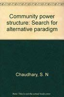 Community power structure: Search for alternative paradigm : Amazon.in ...