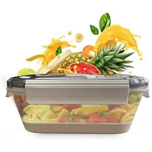 Buy A MILLI Collapsible Lunch Box- Foldable Silicone Food Containers ...