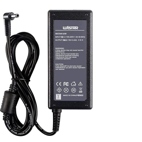 WISTAR 19V 3.42A 65W AC Adapter Charger for ASUS X551M X555L X555LA ...