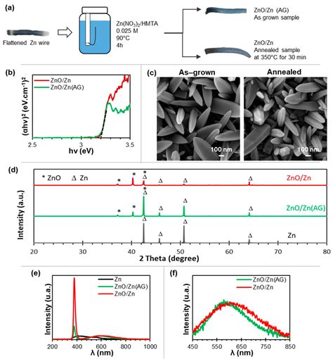 Direct One-Step Seedless Hydrothermal Growth of ZnO Nanostructures on ...