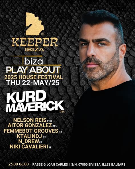 Kurd Maverick @ Ibiza Play About @ Keepers, Ibiza, Spain, KEEPER Ibiza ...