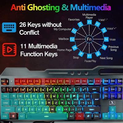 XINMENG Wireless Gaming Keyboard and Mouse, RGB India | Ubuy