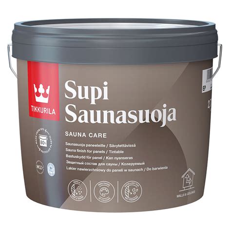 Tikkurila Supi Saunasuoja/Тиккурила Супи Саунасуоя, 9л,пропитка для ...