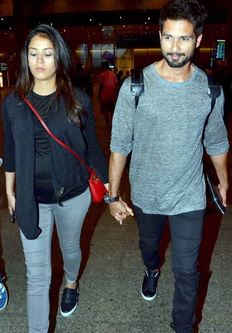 SEE PICS: Mira Rajput returns with Shahid Kapoor from Maldives, flaunts ...