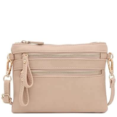Buy Multi Zipper Pocket Small Wristlet Crossbody Bag at Amazon.in