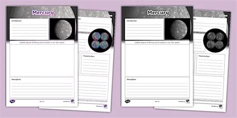 Mercury Non-Chronological Report Template
