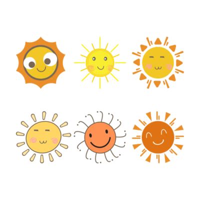 Sun Sticker PNG 的图像结果