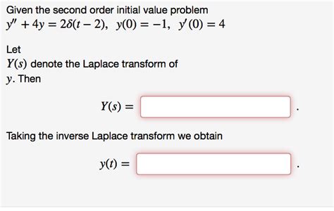 Image result for 2nd Order Initial Value Problem