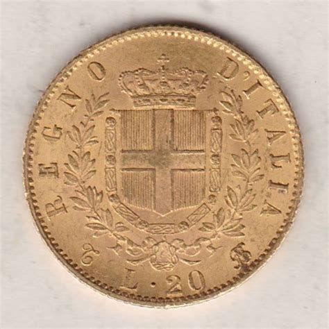 1865 Italy Gold Twenty Lire | Dorset Coin Company