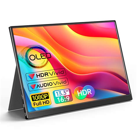 Vilva Oled Portable Monitor For Laptop 13 3 1080p Fhd | Desertcart INDIA