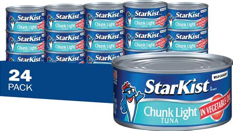 Amazon.com: StarKist Chunk Light Tuna in Oil - 5 oz Can (Pack of 6)
