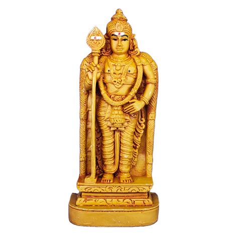 Buy Lord Murugan Idol, Traditional Hindu Deity Statue, 16.5 cm Online ...