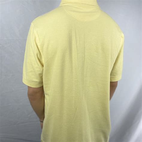 Croft & Barrow Men's Yellow Polo-shirts | Depop