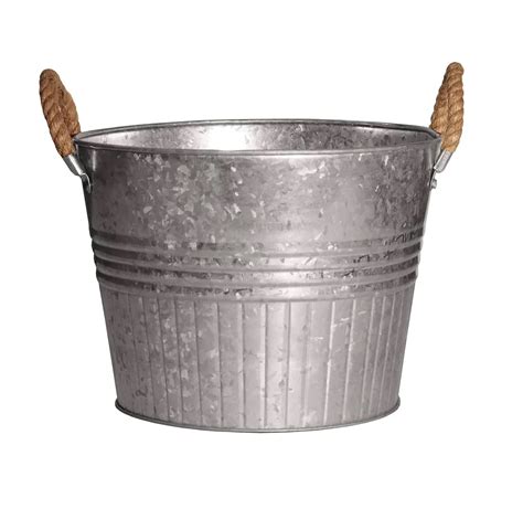 Marvelous Huge Galvanized Planter Modern Metal Planters Garden Supplies ...